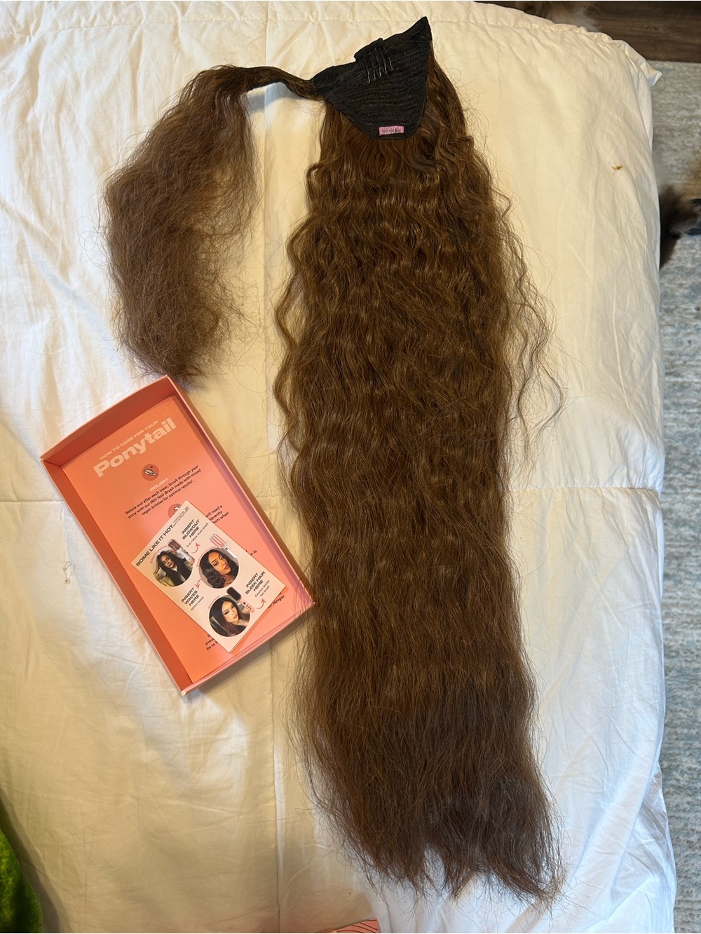 INH Clip In Ponytail - Shayla in mixed brown 26 inches